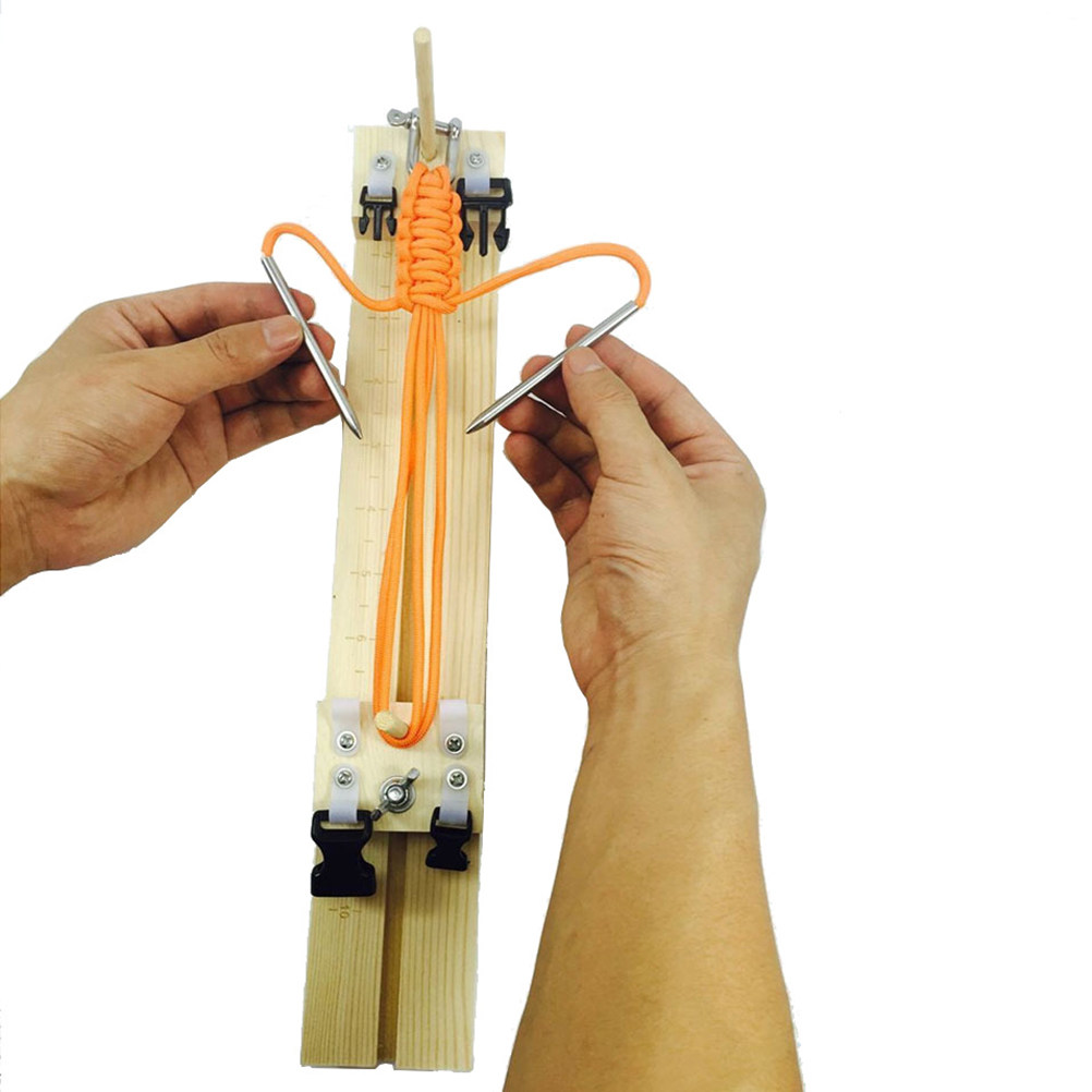 Paracord Bracelet - Wooden Bracelet Making Kit Adjustable Paracord