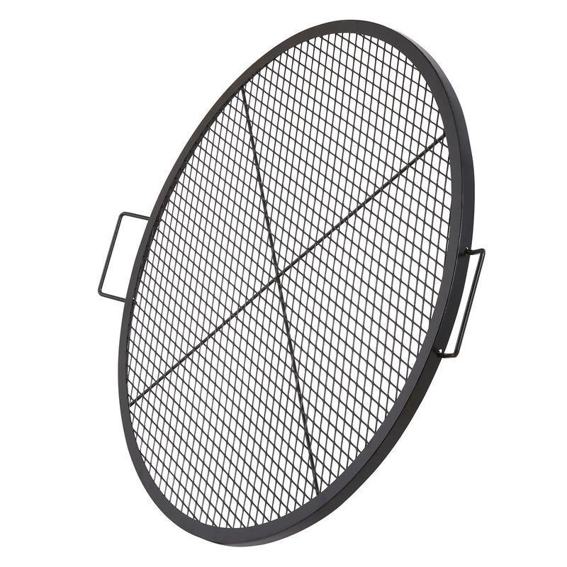 Cooking Outdoor Camping - Black Round Cooking Grid 36 Inch