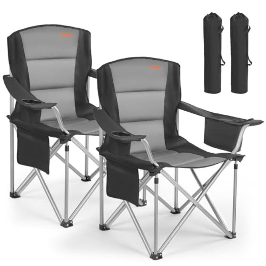 Camping Quad - Oversized Camping Folding Chair Portable Heavy