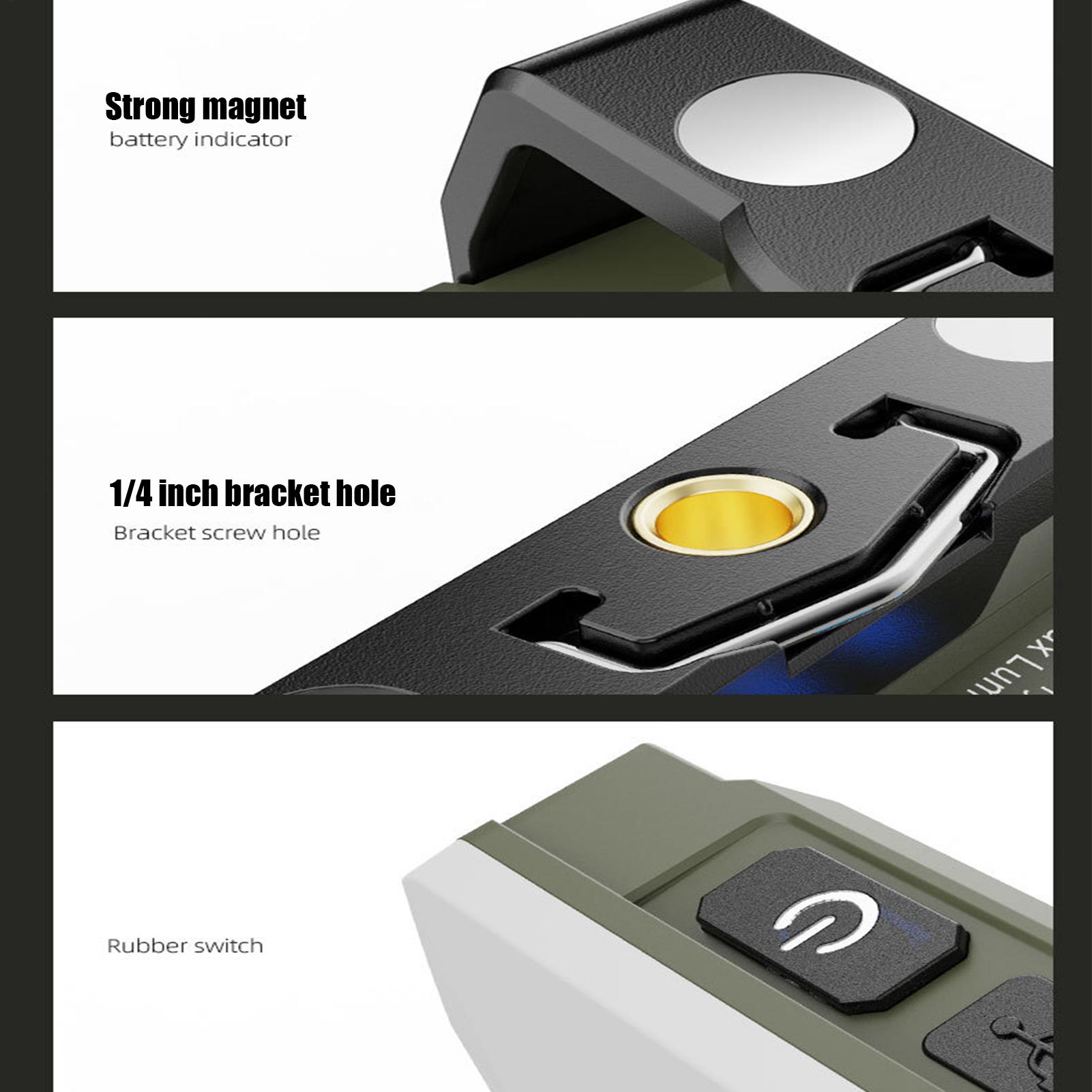 Work Light Rechargeable Magnet - مراجعة Outdoor Camping Jobs وسعره