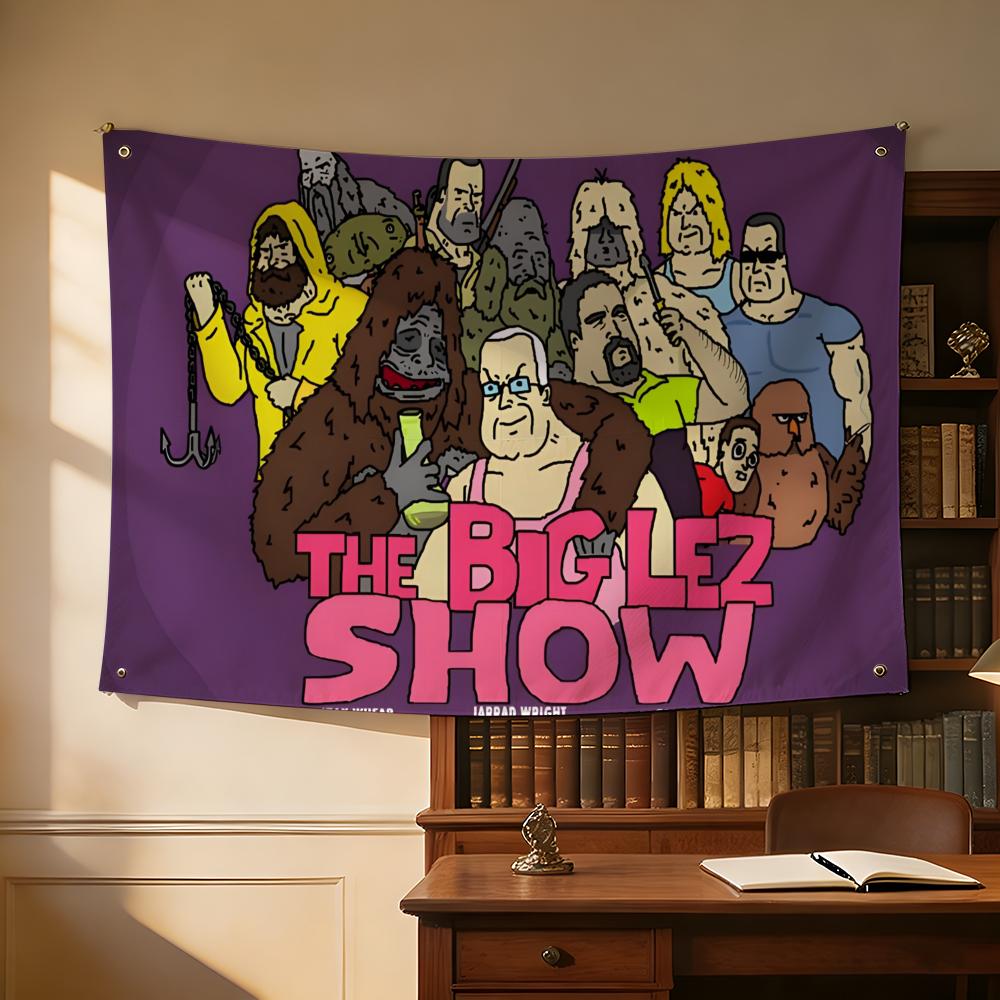 The Big Lez Show Flags Outdoor - مراجعة Outdoor Camping Show وسعره