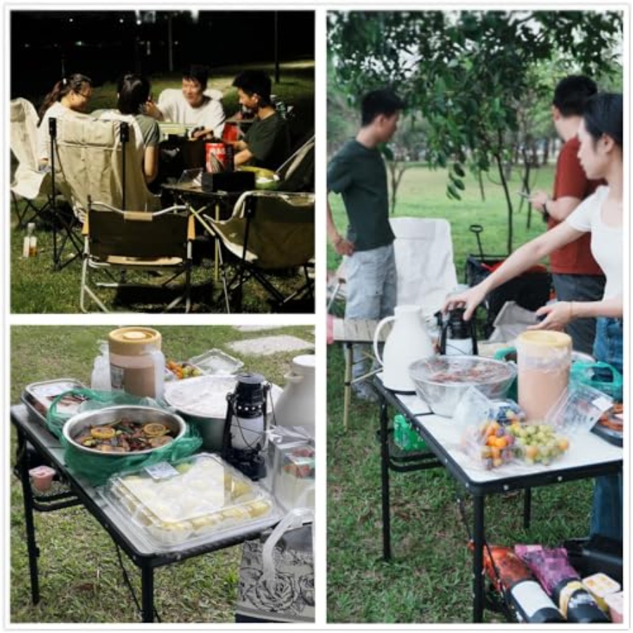 3ft Folding Camping Table Alum - مراجعة Outdoor Camping Table With Storage وسعره