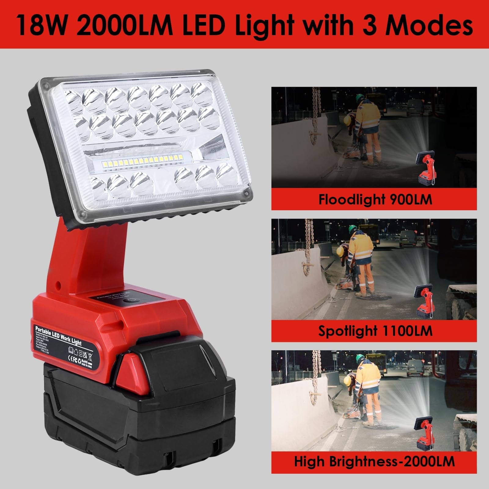 Portable Flashlight Compatible - مراجعة Outdoor Camping Jobs وسعره