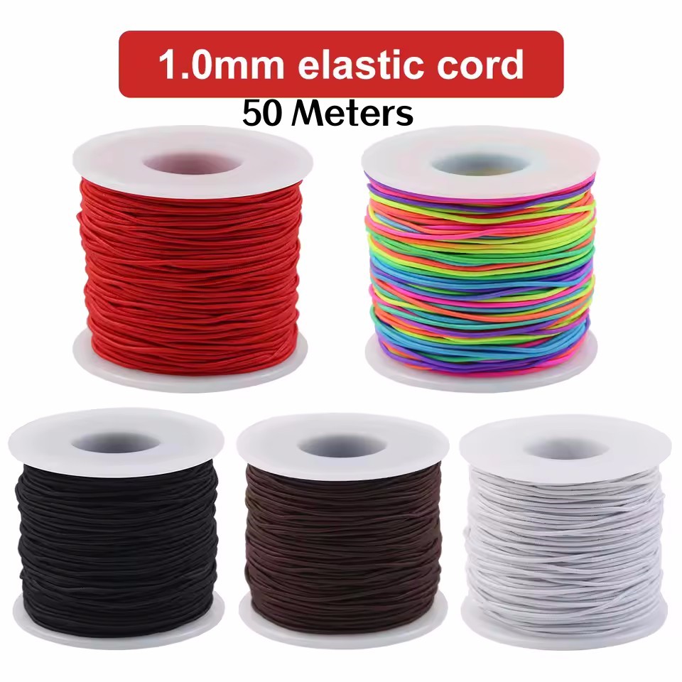 Rainbow Elastic Beading Cord,  - مراجعة Paracord Bracelet وسعره
