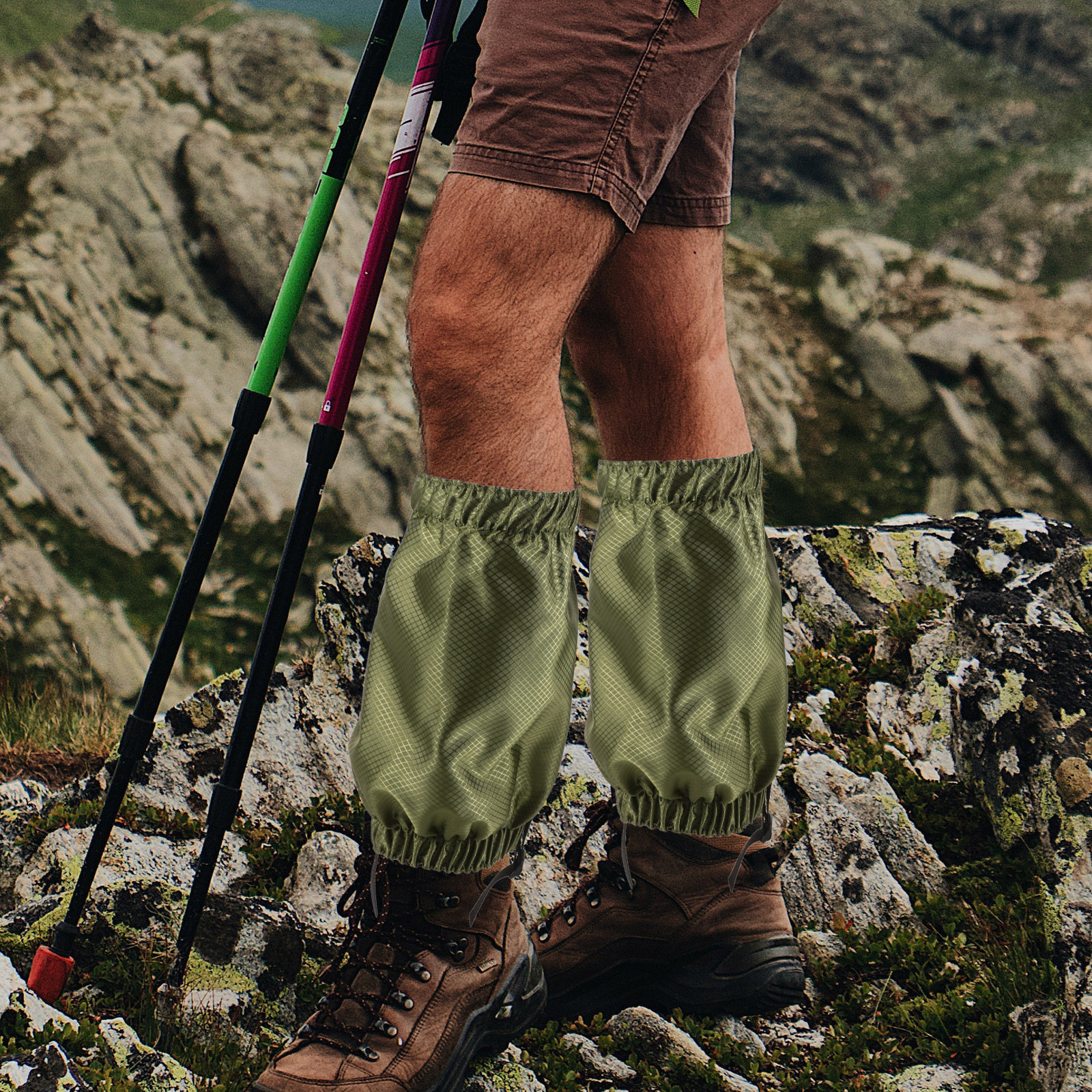 1Pair Anti-Sand Snow Gaiters 4 - مراجعة Trekking Gaiters وسعره