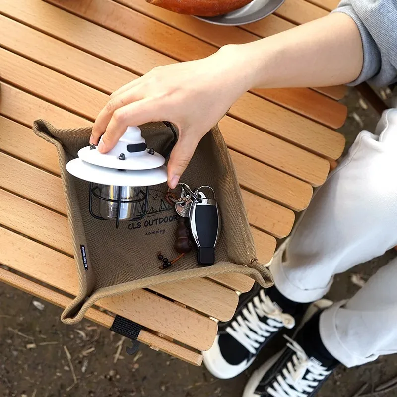 Camping Storage Tray Home Trav - مراجعة Outdoor Camping Table With Storage وسعره