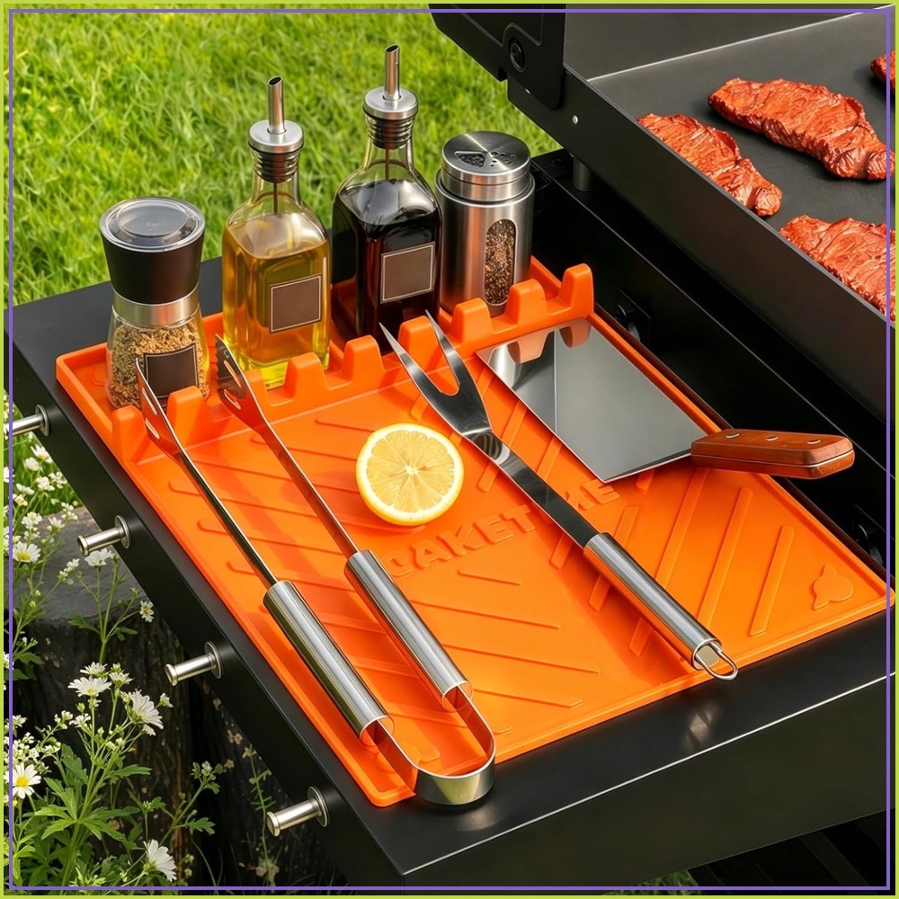 Silicone Grill Mats for Blacks - مراجعة Outdoor Camping Griddle وسعره