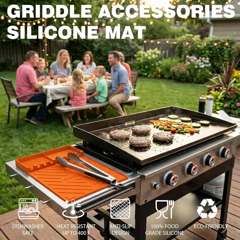 Silicone Grill Mats for Blacks - مراجعة Outdoor Camping Griddle وسعره