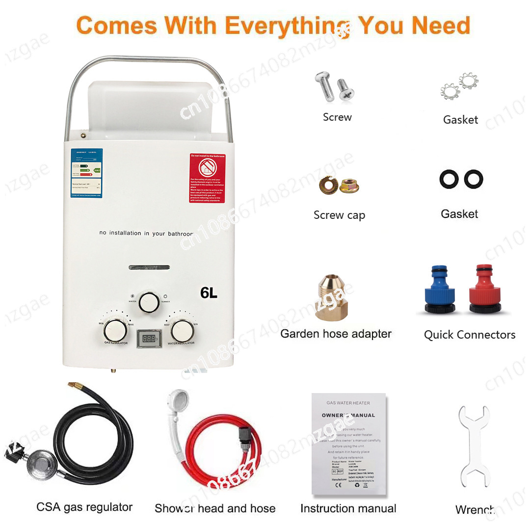 New Tankless Water Heater Outd - مراجعة Outdoor Camping Hot Water Shower وسعره