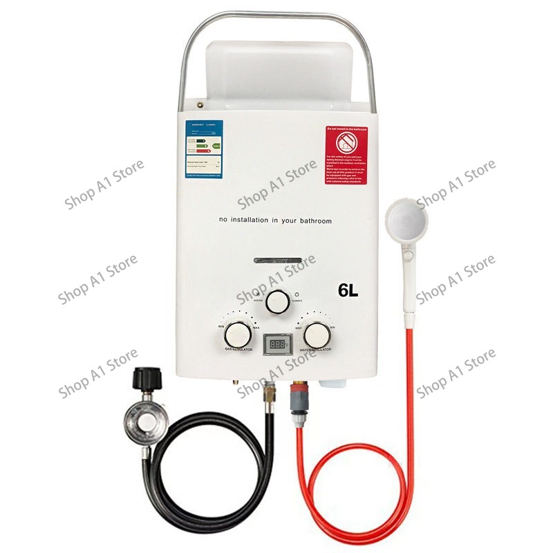 Water Heater 6L Outdoor Campin - مراجعة Outdoor Camping Hot Water Shower وسعره