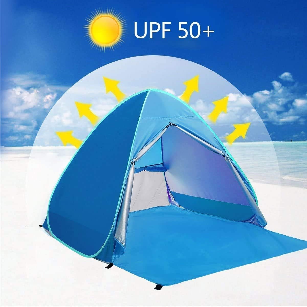 Pop Up Beach Tent Shade Sun Sh - مراجعة Outdoor Camping Kids Activities وسعره