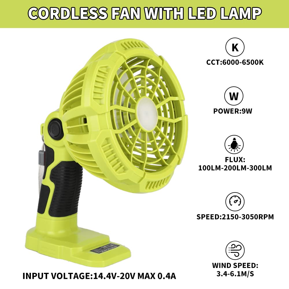 Cordless Portable Fans with 30 - مراجعة Outdoor Camping Jobs وسعره