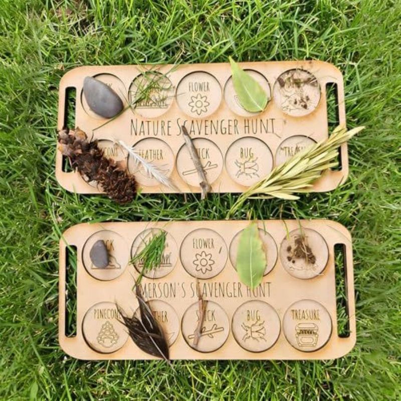 Portable Wooden Bug Scavenger  - مراجعة Outdoor Camping Kids Activities وسعره