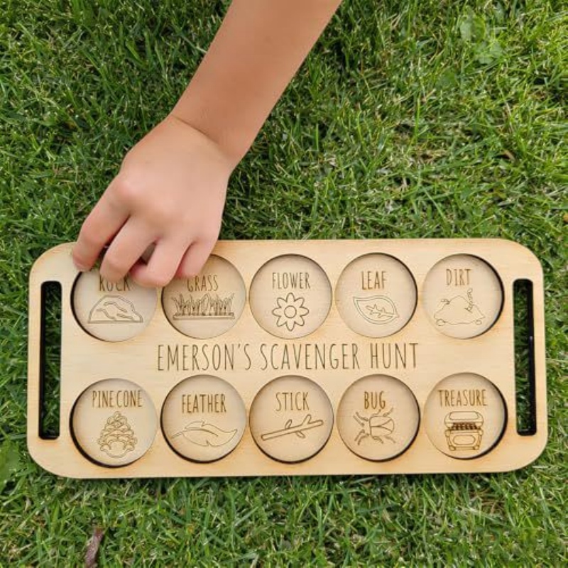 Portable Wooden Bug Scavenger  - مراجعة Outdoor Camping Kids Activities وسعره