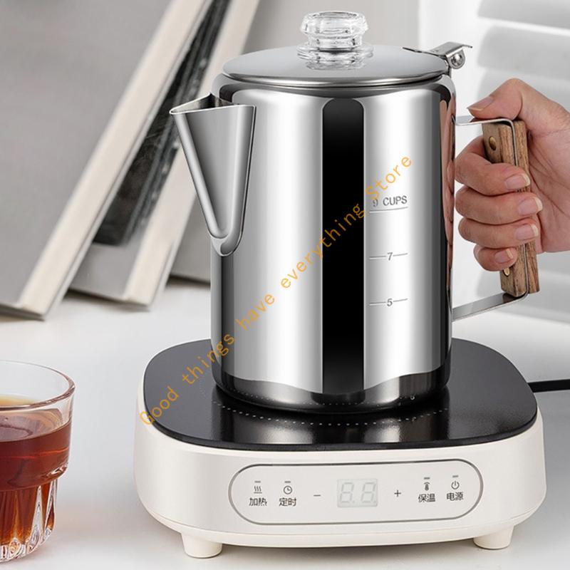 Sturdy Nonrust Steel Camping C - مراجعة Camp Percolator Coffee وسعره