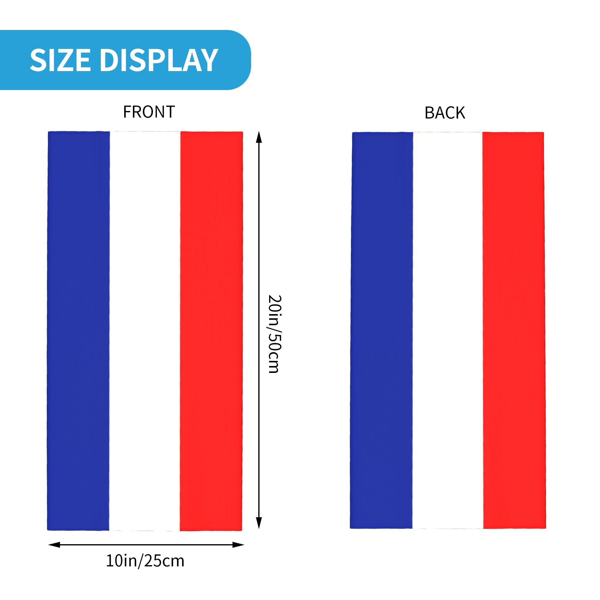 Custom French Flag France Band - مراجعة Trekking Gaiters وسعره
