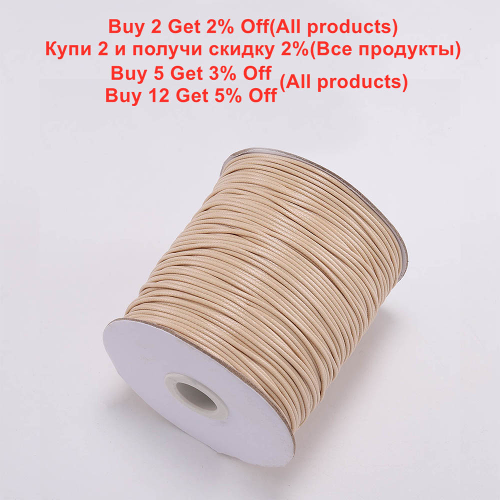 10M/Lot 0.5-2.5mm Leather Line - مراجعة Paracord Bracelet وسعره