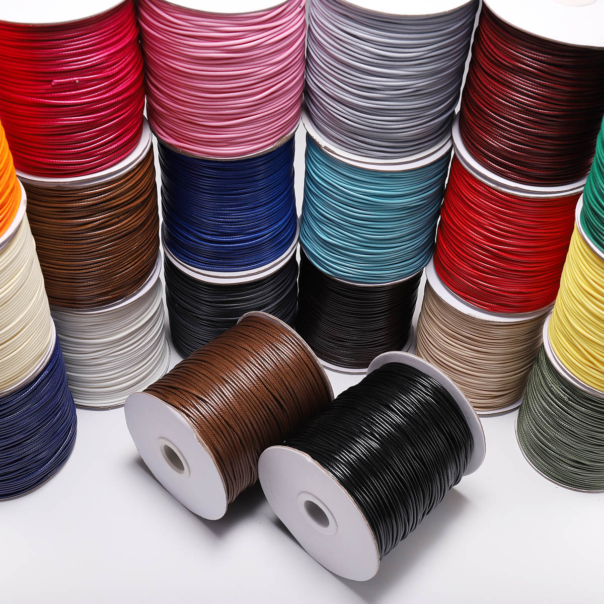 10M/Lot 0.5-2.5mm Leather Line - مراجعة Paracord Bracelet وسعره