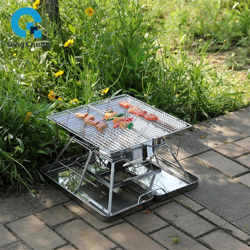 Camping Grill Charcoal Stove F - مراجعة Cooking Outdoor Camping وسعره