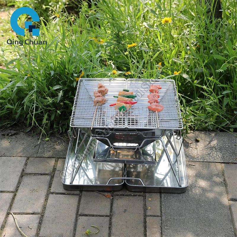 Camping Grill Charcoal Stove F - مراجعة Cooking Outdoor Camping وسعره