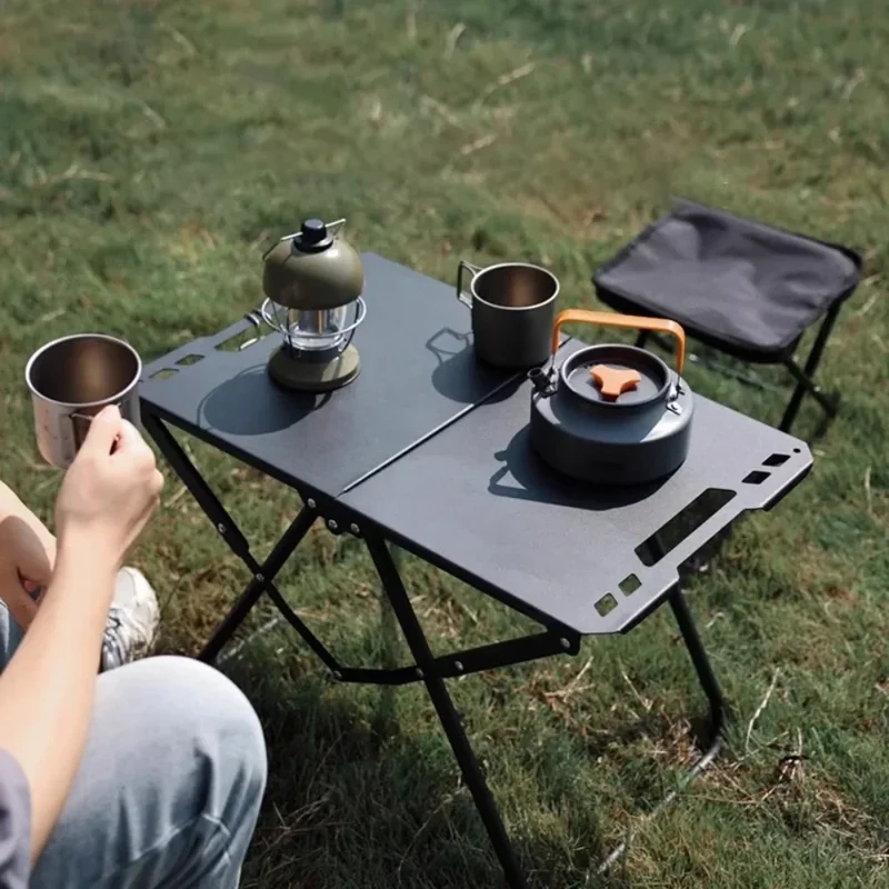Foldable Outdoor Camping Beach - مراجعة Outdoor Camping Table With Storage وسعره