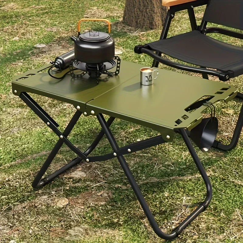 Foldable Outdoor Camping Beach - مراجعة Outdoor Camping Table With Storage وسعره