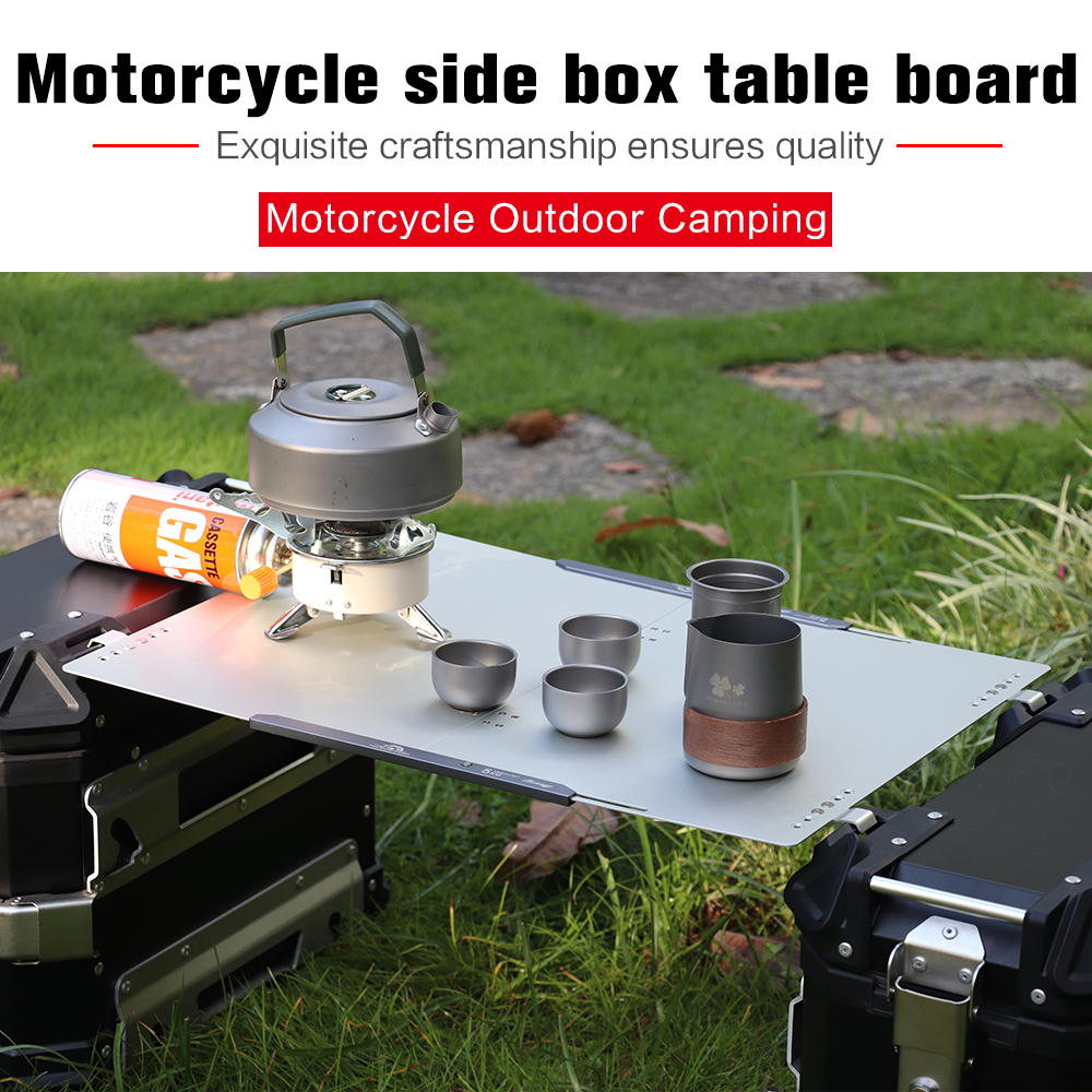 Motorcycle aluminum alloy fold - مراجعة Outdoor Camping Table With Storage وسعره