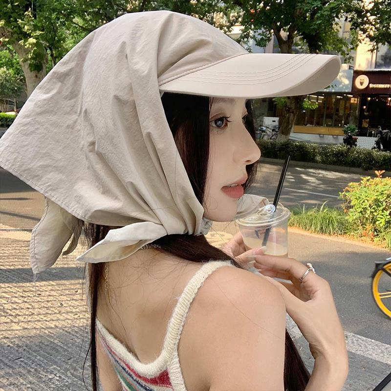 Quick-drying headscarf strap c - مراجعة Camping Outdoor Quick Drying Sun Neck Protection Cap Hat وسعره