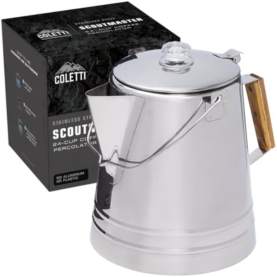 Camping coffee percolator stai - مراجعة Camp Percolator Coffee وسعره