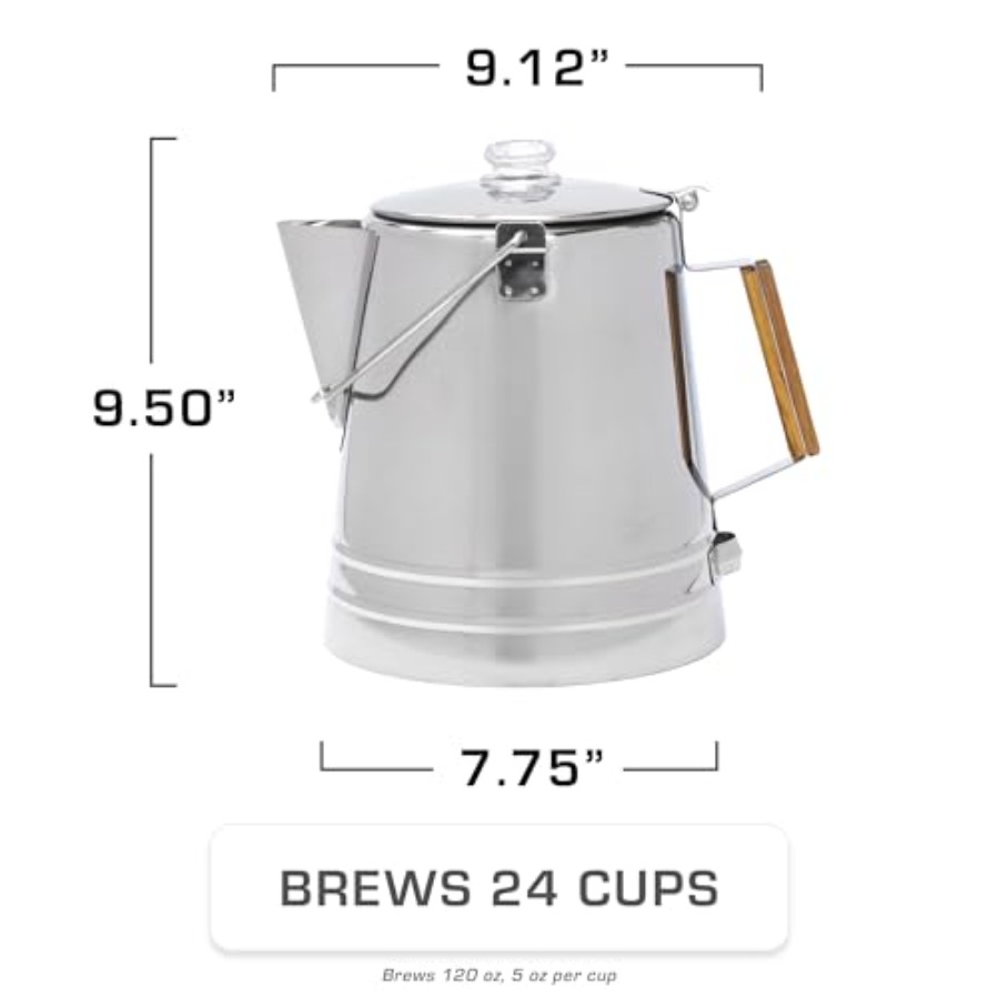 Camping coffee percolator stai - مراجعة Camp Percolator Coffee وسعره