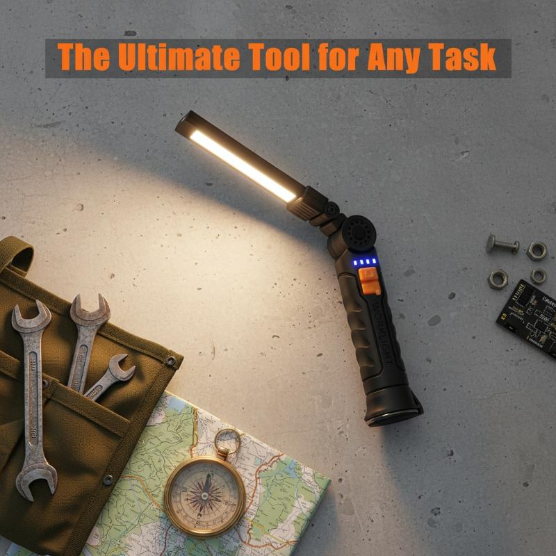 Rechargeable LED Flashlight Wo - مراجعة Outdoor Camping Jobs وسعره