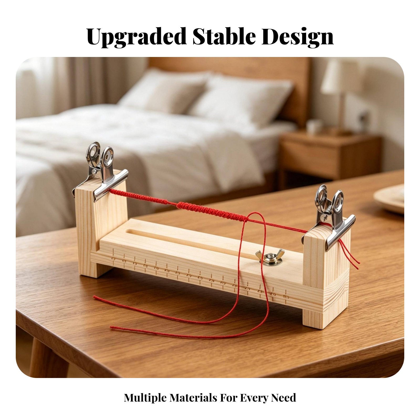 Wooden Weaving Frame Secure Ho - مراجعة Paracord Bracelet وسعره
