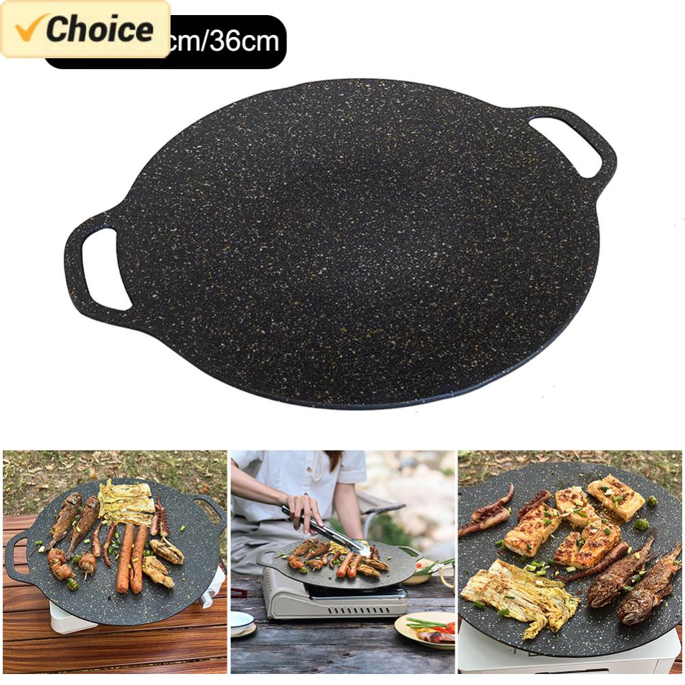Outdoor Grill Pan Korean Roast - مراجعة Outdoor Camping Griddle وسعره