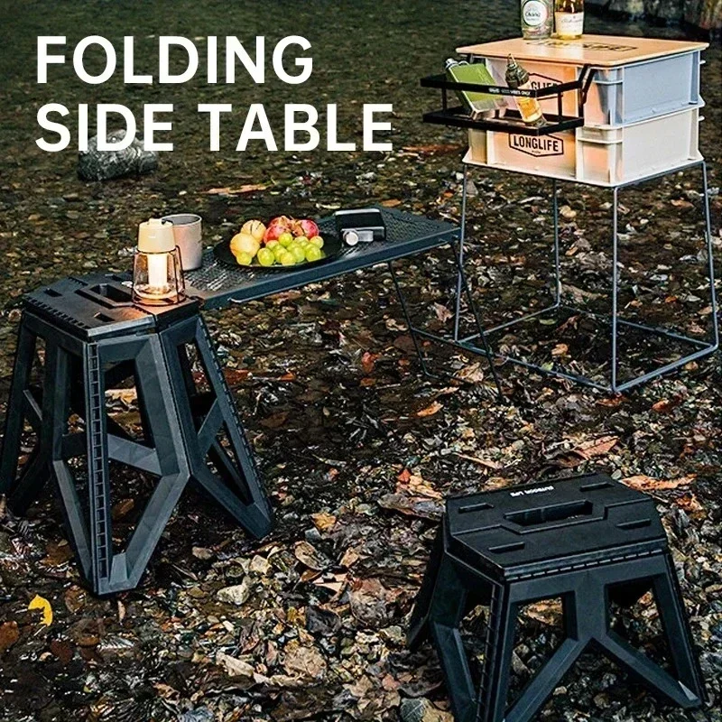 Outdoor Multifunctional Foldin - مراجعة Outdoor Camping Table With Storage وسعره