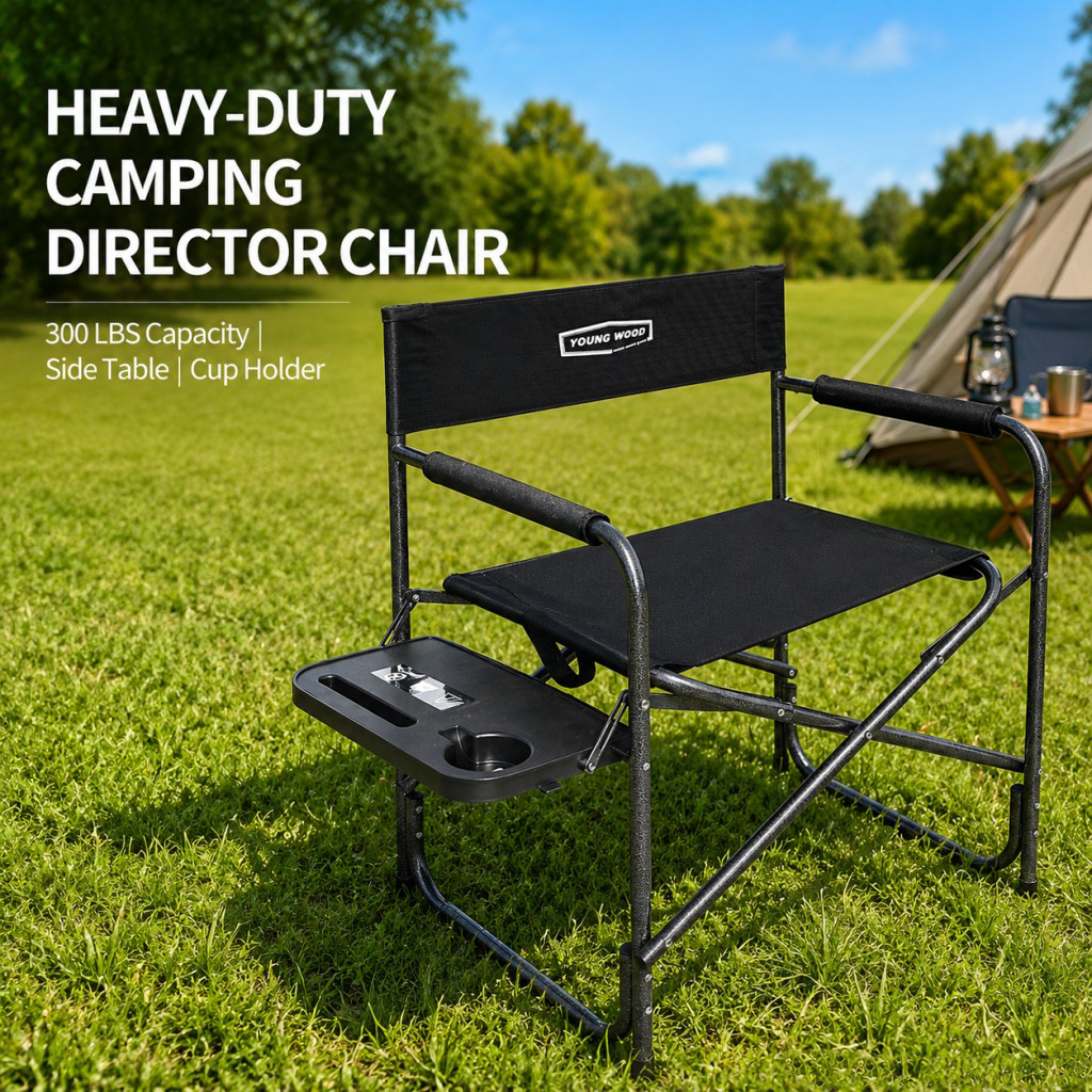 2PCS Portable Outdoor Chair wi - مراجعة Outdoor Camping Table With Storage وسعره