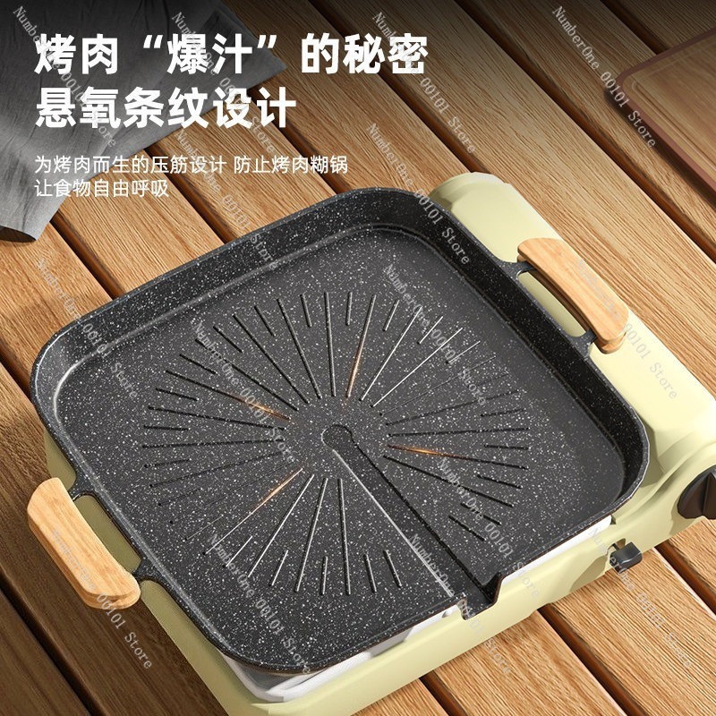 Outdoor Maifan Stone BBQ Grill - مراجعة Outdoor Camping Griddle وسعره