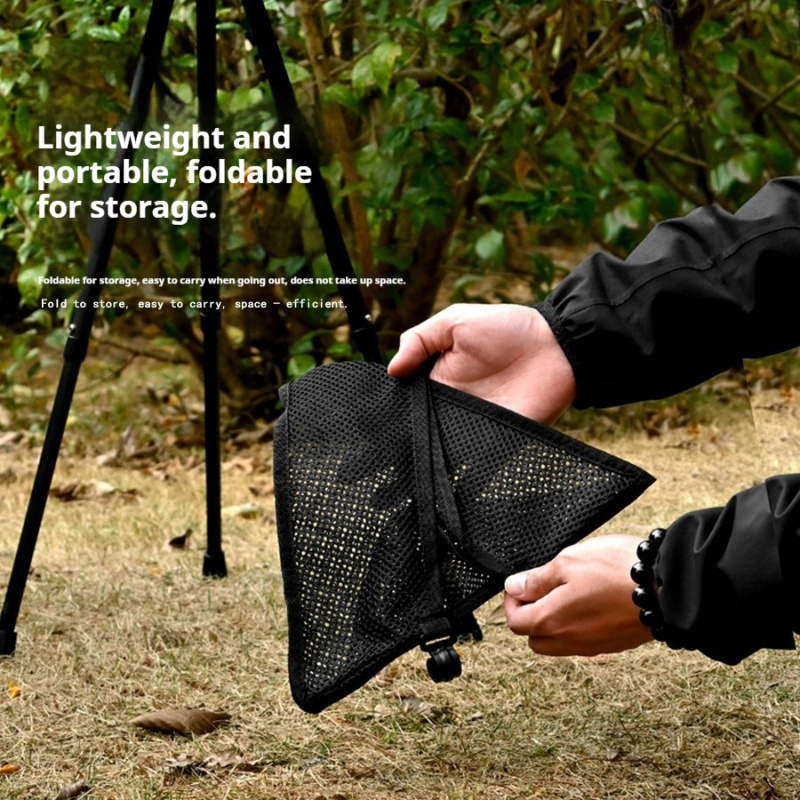 Portable Triangular Under Tabl - مراجعة Outdoor Camping Table With Storage وسعره