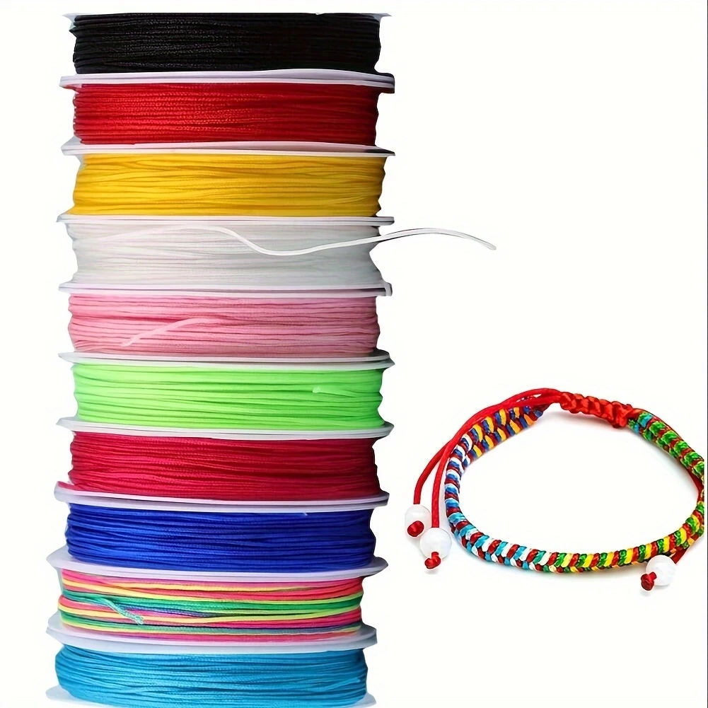 10pcs Random color, thread, wo - مراجعة Paracord Bracelet وسعره