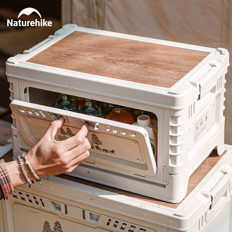 Naturehike Camping Box 60L Lar - مراجعة Outdoor Camping Table With Storage وسعره