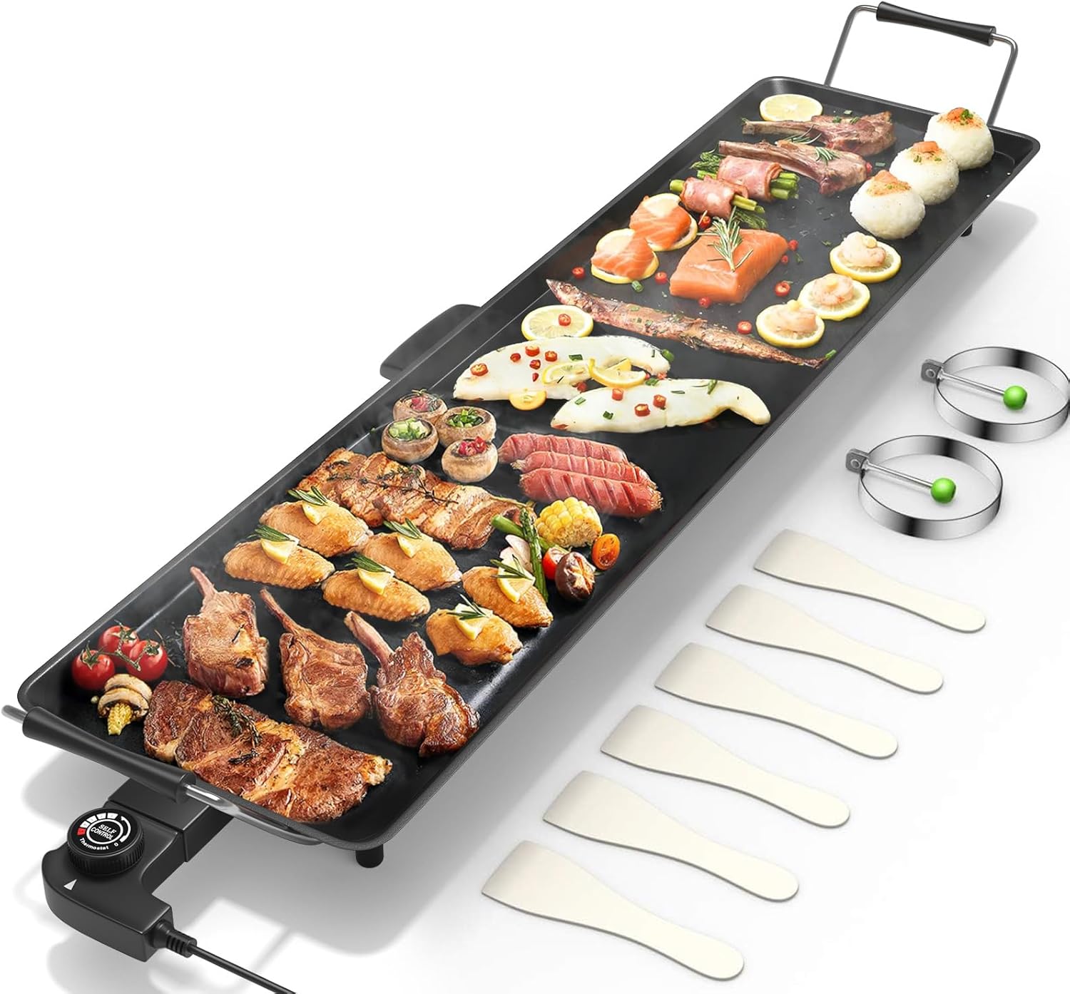 Electric Griddle 35 Inch - 200 - مراجعة Outdoor Camping Griddle وسعره