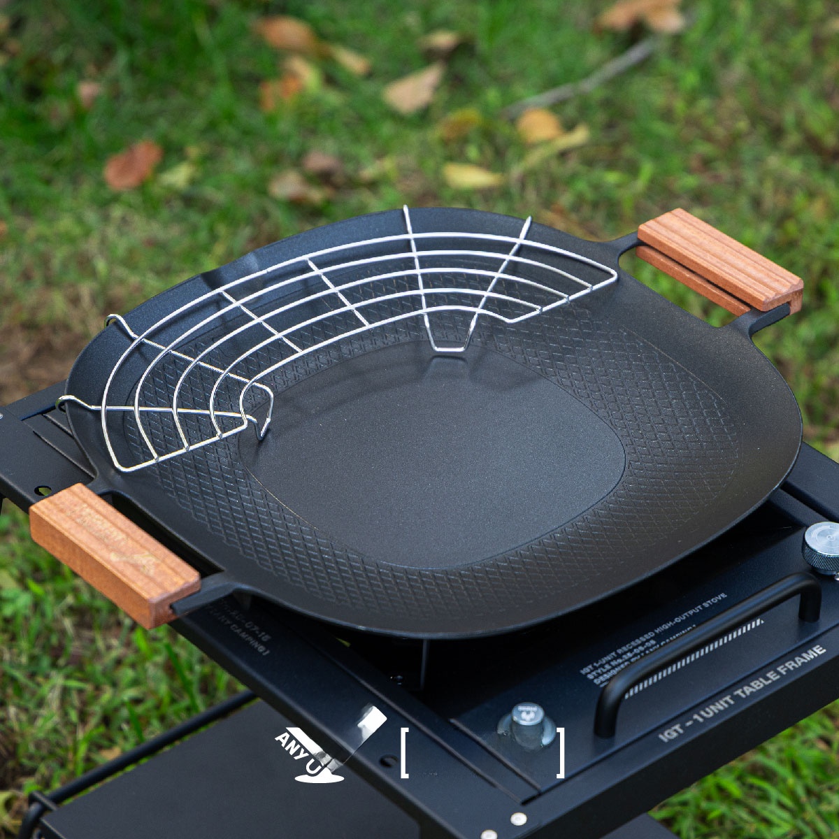 Outdoor Camping BBQ Grill Pan  - مراجعة Cooking Outdoor Camping وسعره