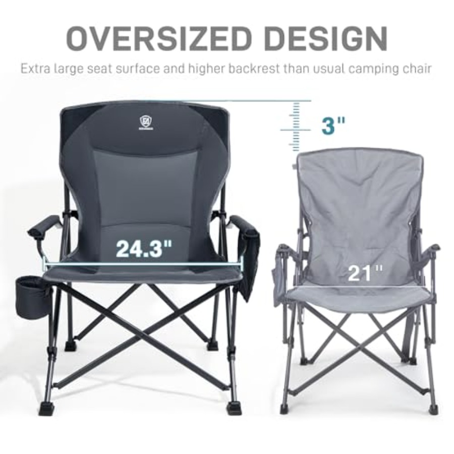 Oversized Folding Camping Chai - مراجعة Camping Quad وسعره