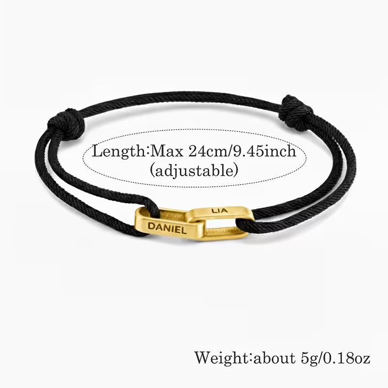 Custom Couple Bracelet with 2  - مراجعة Paracord Bracelet وسعره