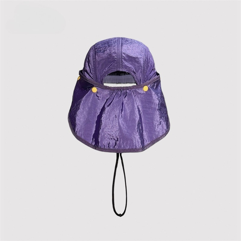 Japanese Detachable Shawl Suns - مراجعة Camping Outdoor Quick Drying Sun Neck Protection Cap Hat وسعره