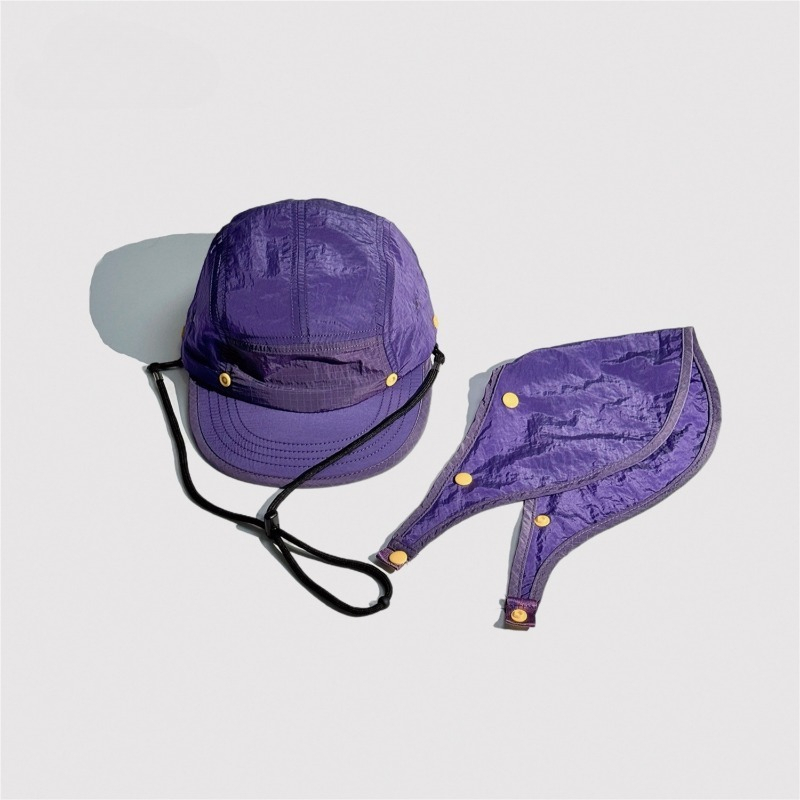 Japanese Detachable Shawl Suns - مراجعة Camping Outdoor Quick Drying Sun Neck Protection Cap Hat وسعره