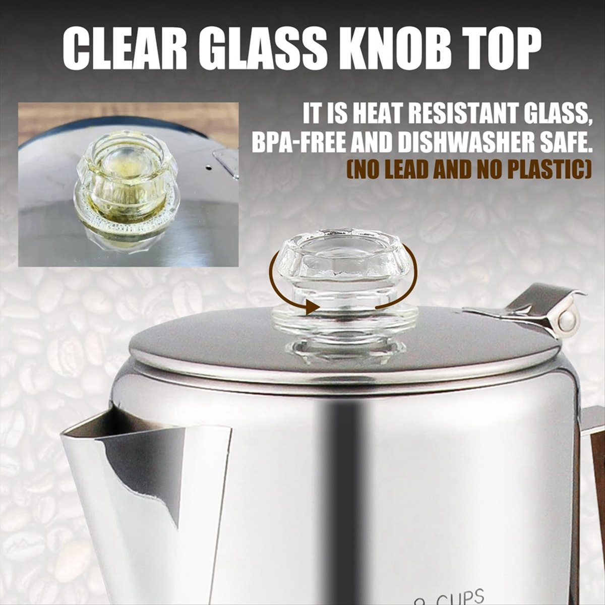 A56K Coffee Percolators Stovet - مراجعة Camp Percolator Coffee وسعره