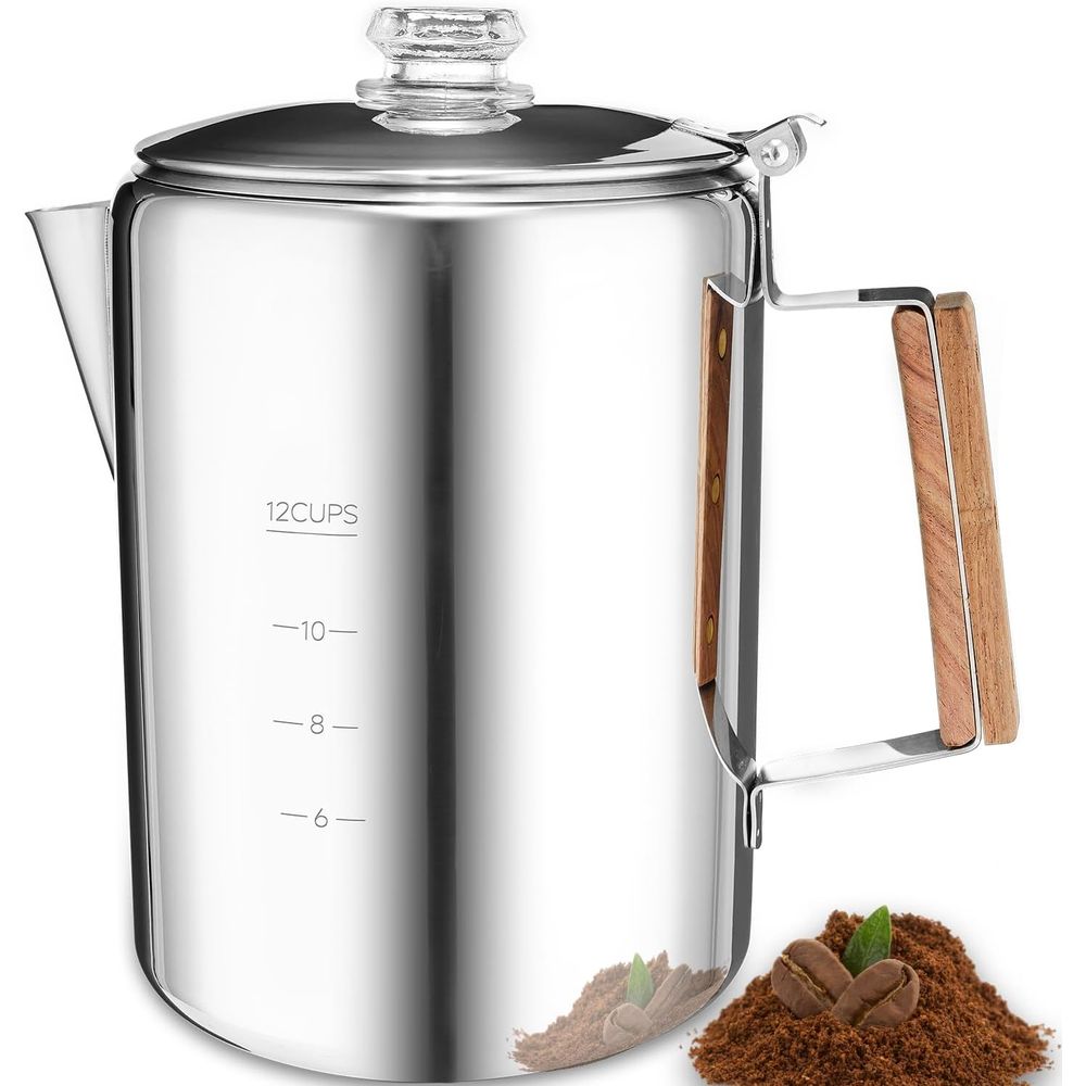 Camping Percolator Coffee Pot  - مراجعة Camp Percolator Coffee وسعره