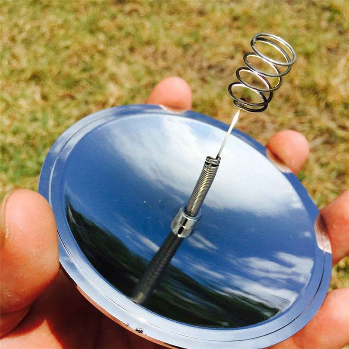 Solar Lighter Outdoor Fire Ign - مراجعة Camping Quad وسعره