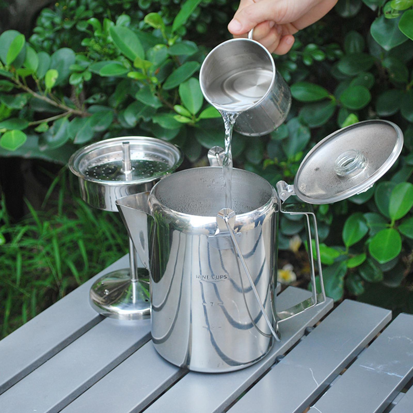 Outdoor Stainless Steel Campin - مراجعة Camp Percolator Coffee وسعره