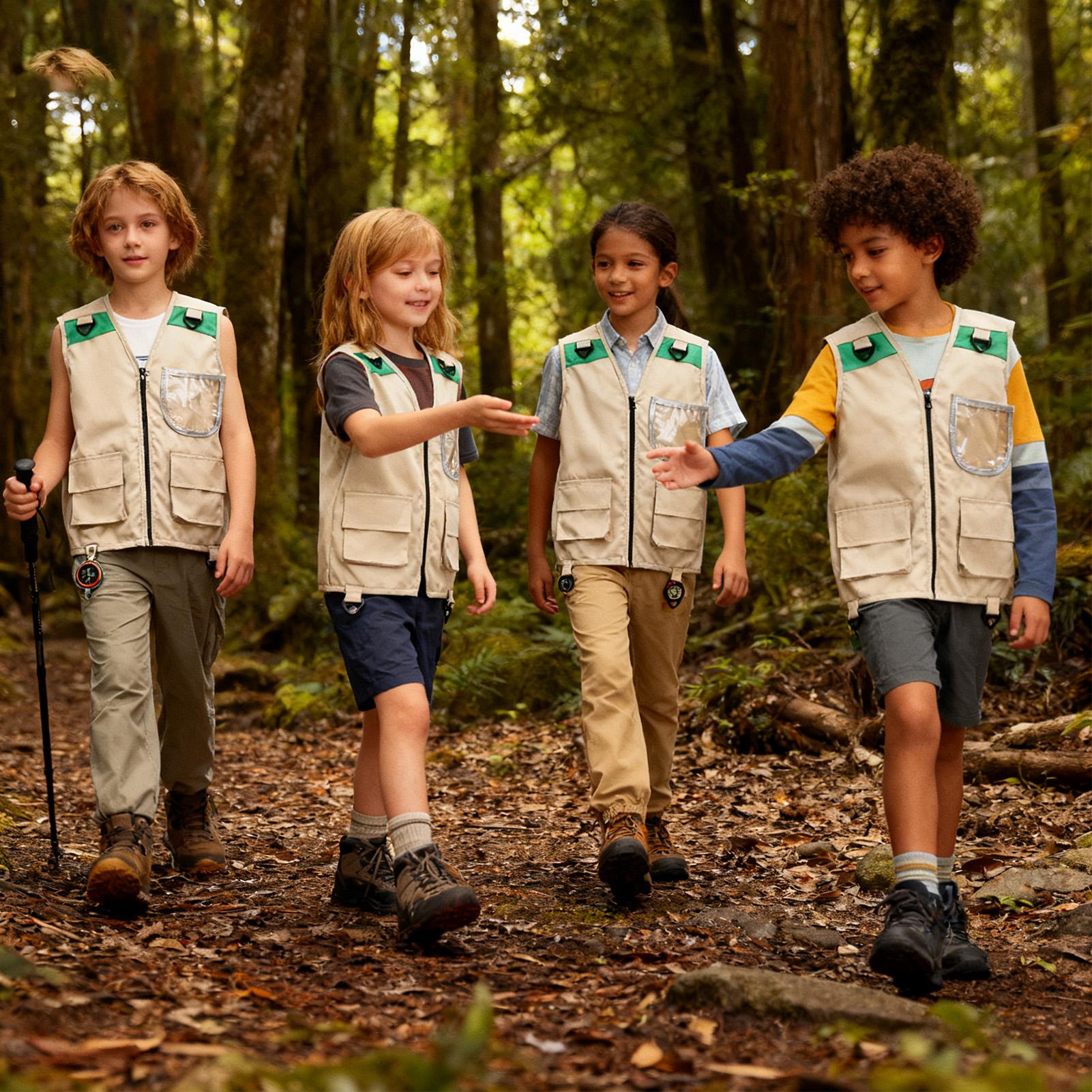 Kids Cargo Vest Sleeveless Cos - مراجعة Outdoor Camping Kids Activities وسعره